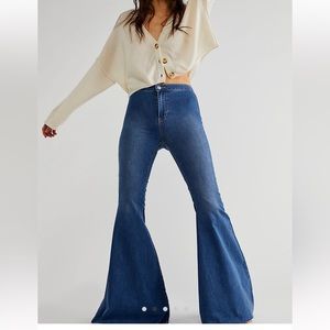 Just Flare On Free People Flare Jeans